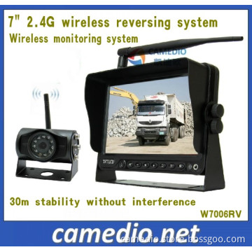 Hot- 7 Inch 2.4GHz Wireless Parking Assist System with Digital Screen